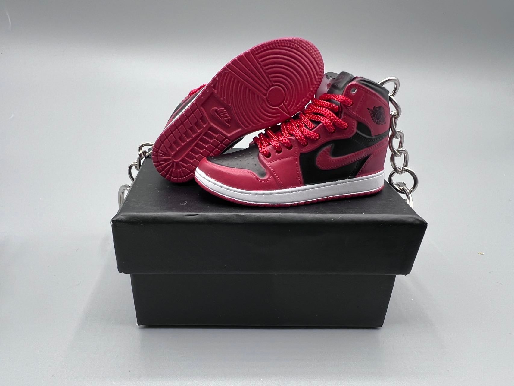 1:6 Scale Mini Sneaker – Doll Wear or Keychain - "85 OG 'Varsity Red"