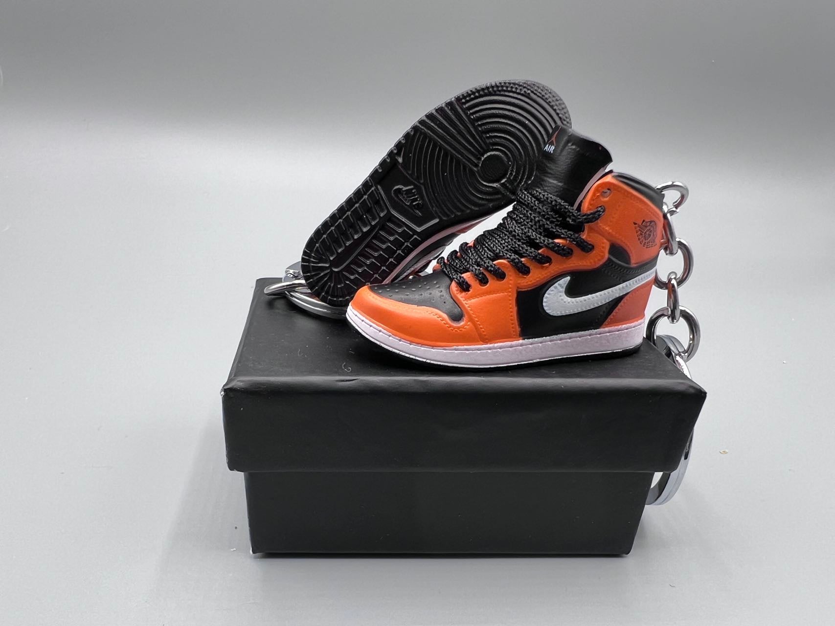 1:6 Scale Mini Sneaker – Doll Wear or Keychain - "Black Cone"