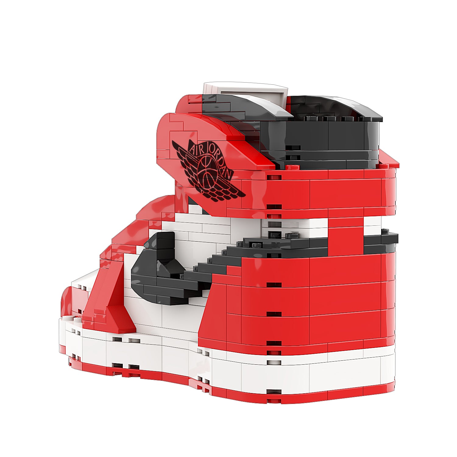 "Chicago" Inspired Air Jordan 1 Bricks / Building Blocks Set