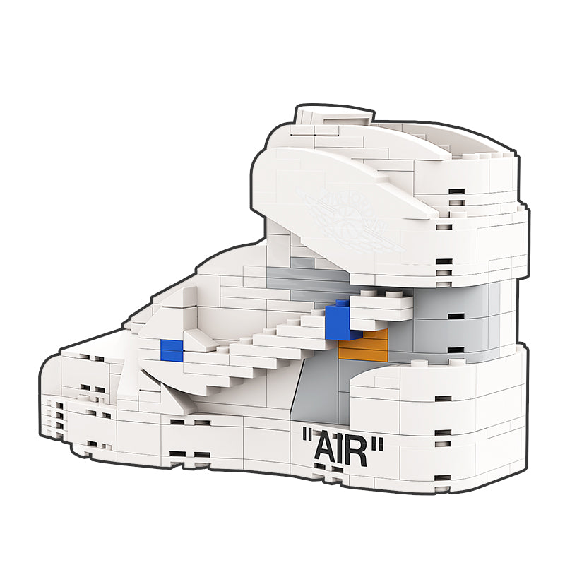 "Off-White Europe" Inspired Air Jordan 1 Bricks / Building Blocks Set