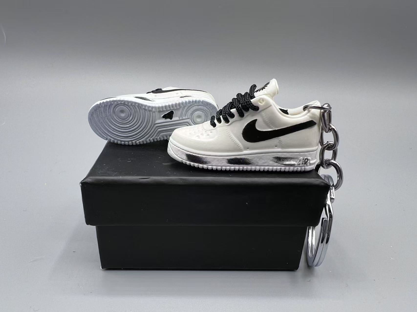 1:6 Scale Mini Sneaker – Doll Wear or Keychain - "G-Dragon Inspired All White"
