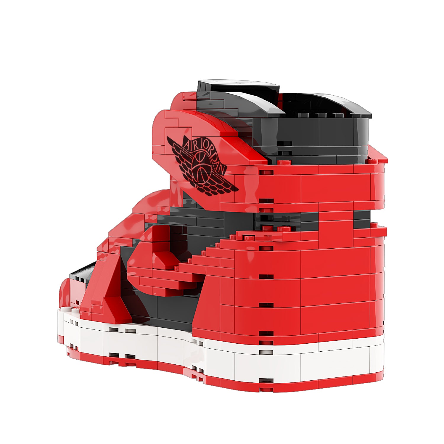 "85 OG Varsity Red" Inspired Air Jordan 1 Bricks / Building Blocks Set