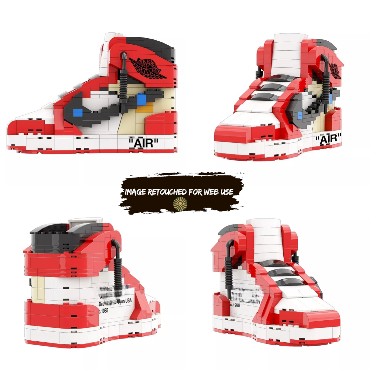 Artist Edition: AJ1 OW Chicago Sneaker Bricks