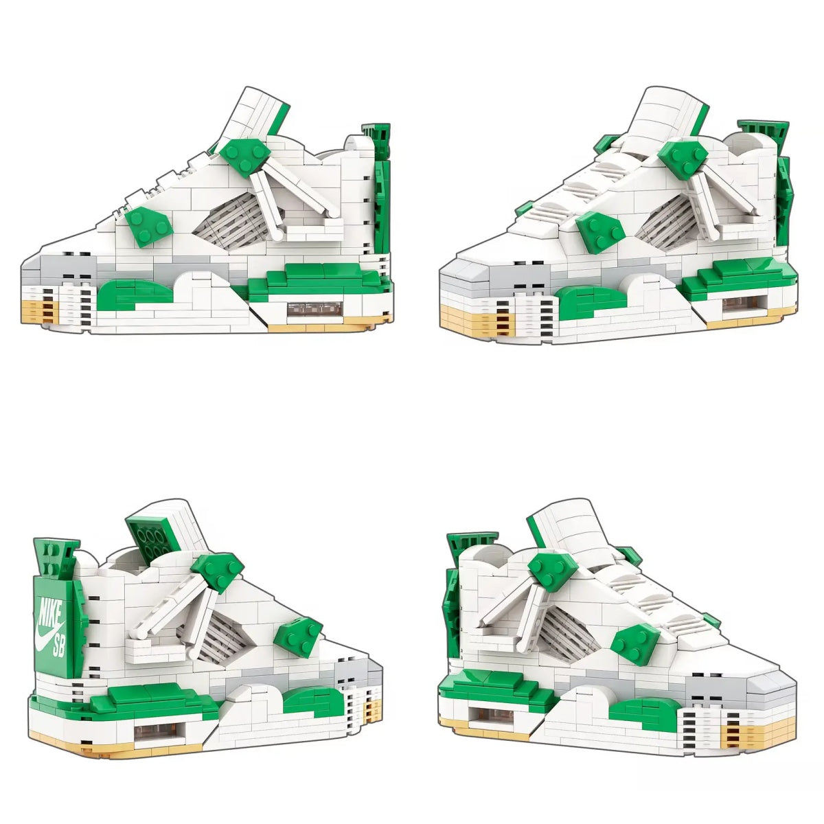 Artist Edition: AJ4 Pine Green Sneaker Bricks