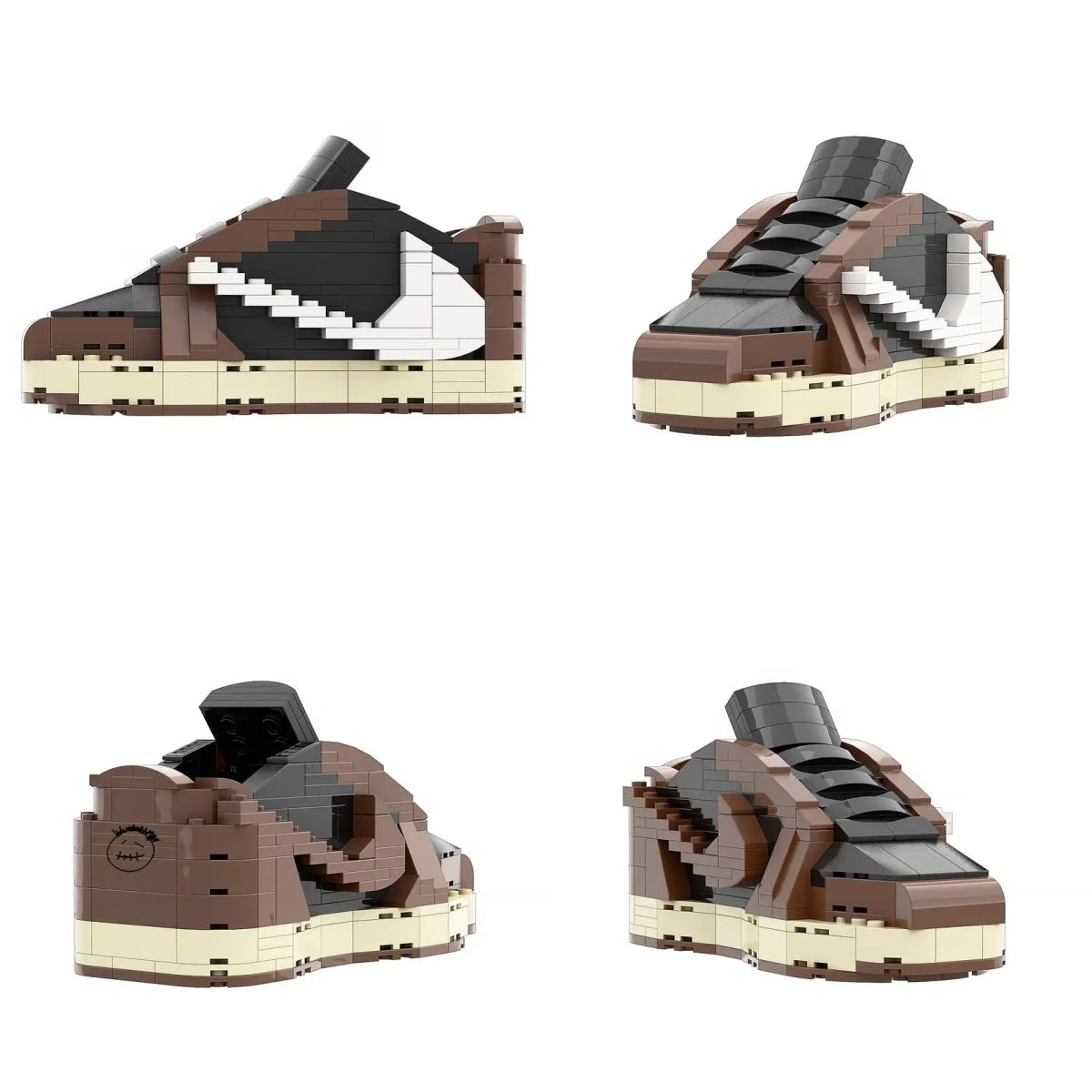 Artist Edition: AJ1 Low Dark Mocha Sneaker Bricks