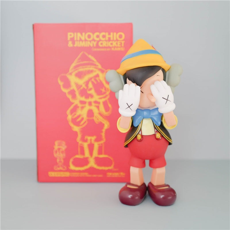For Kaws【Pinocchio & Jiminy Cricket】Vinyl Figure image 4