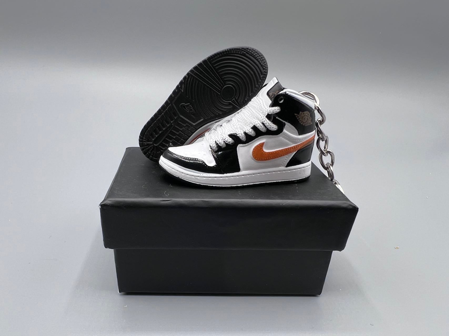 1:6 Scale Mini Sneaker – Doll Wear or Keychain - "Black Gold"