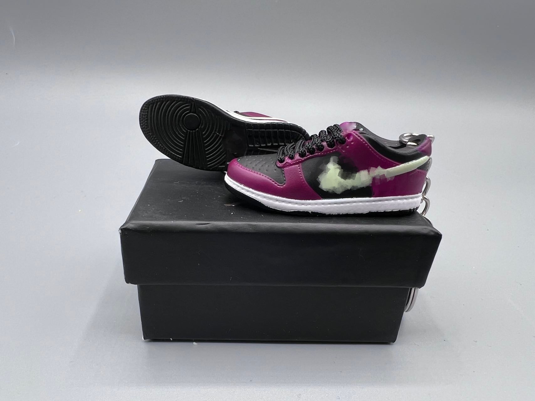 1:6 Scale Mini Sneaker – "Plum Dark Red"