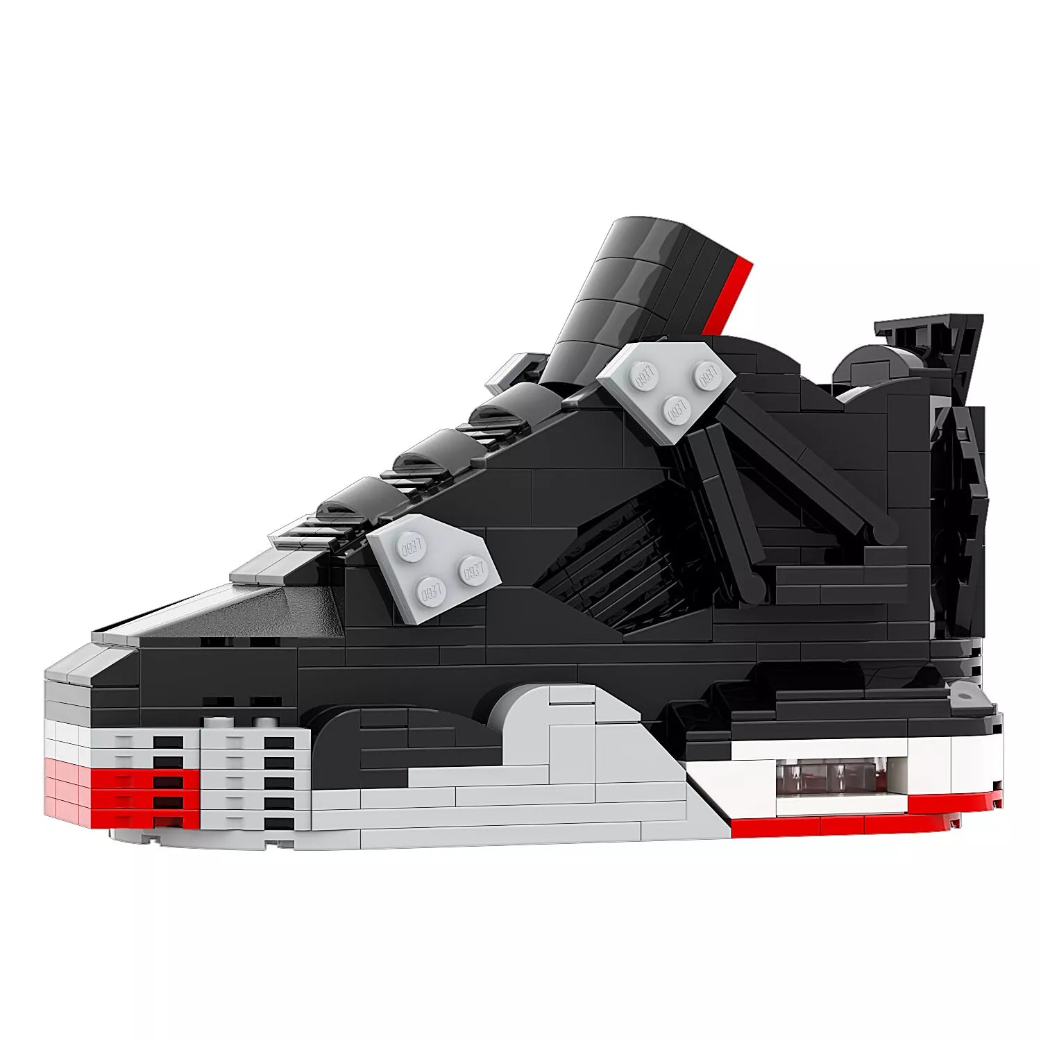 【Bred】Air Jordan 4 Bricks/Building Blocks/None Lego But Compatible image 2
