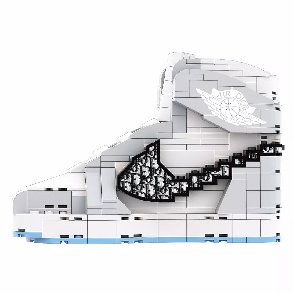 【Air Dior】Air Jordan 1 Bricks/Building Blocks/None Lego But Compatible image 0