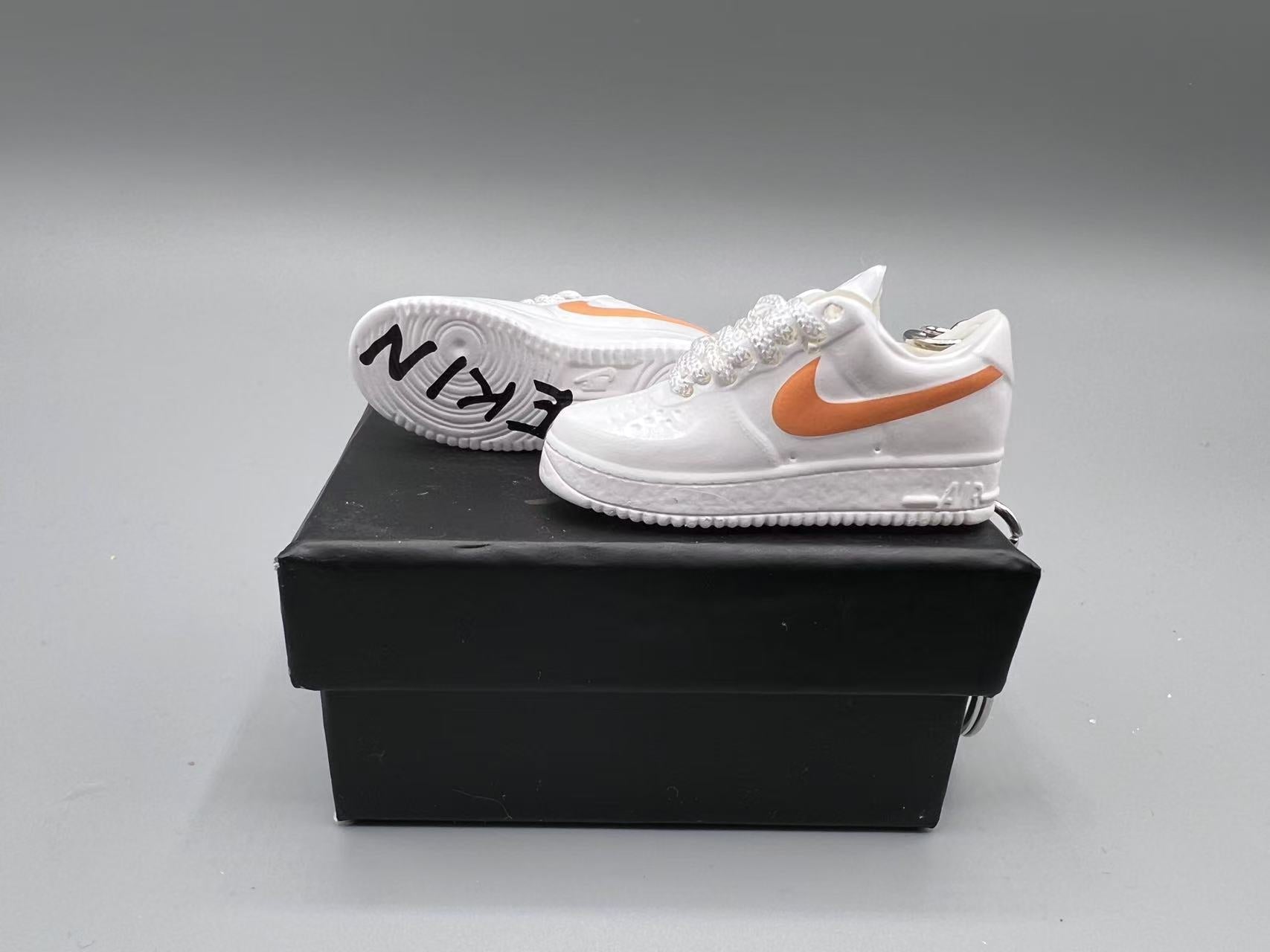 1:6 Scale Mini Sneaker – Doll Wear or Keychain - "Orange Blaze"