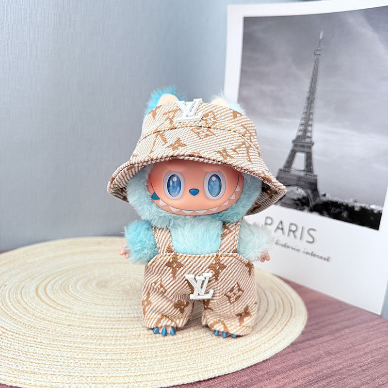 Brown Overall Outfit for Labubu image 1