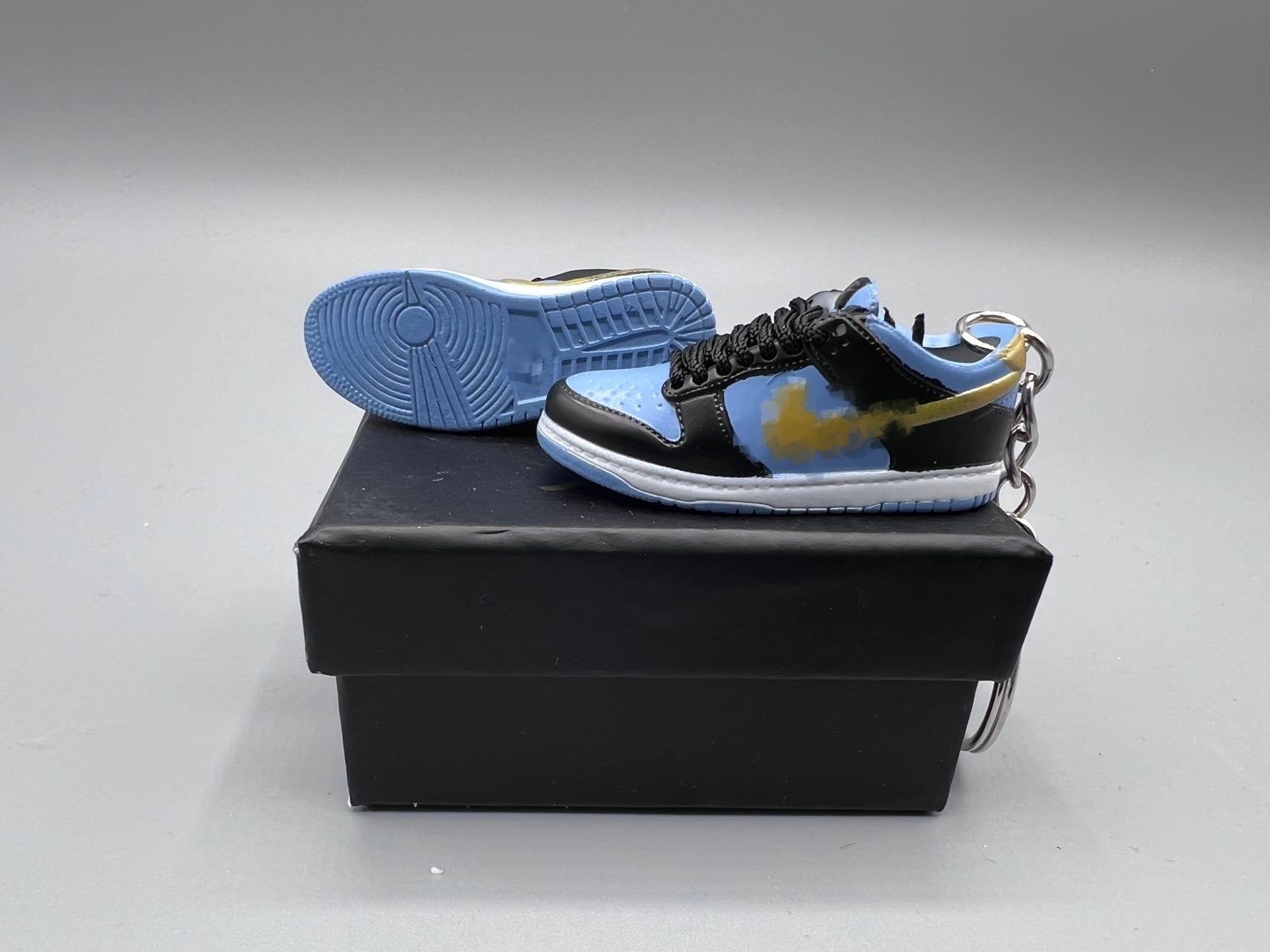1:6 Scale Mini Sneaker – "Gold/Dark Blue"