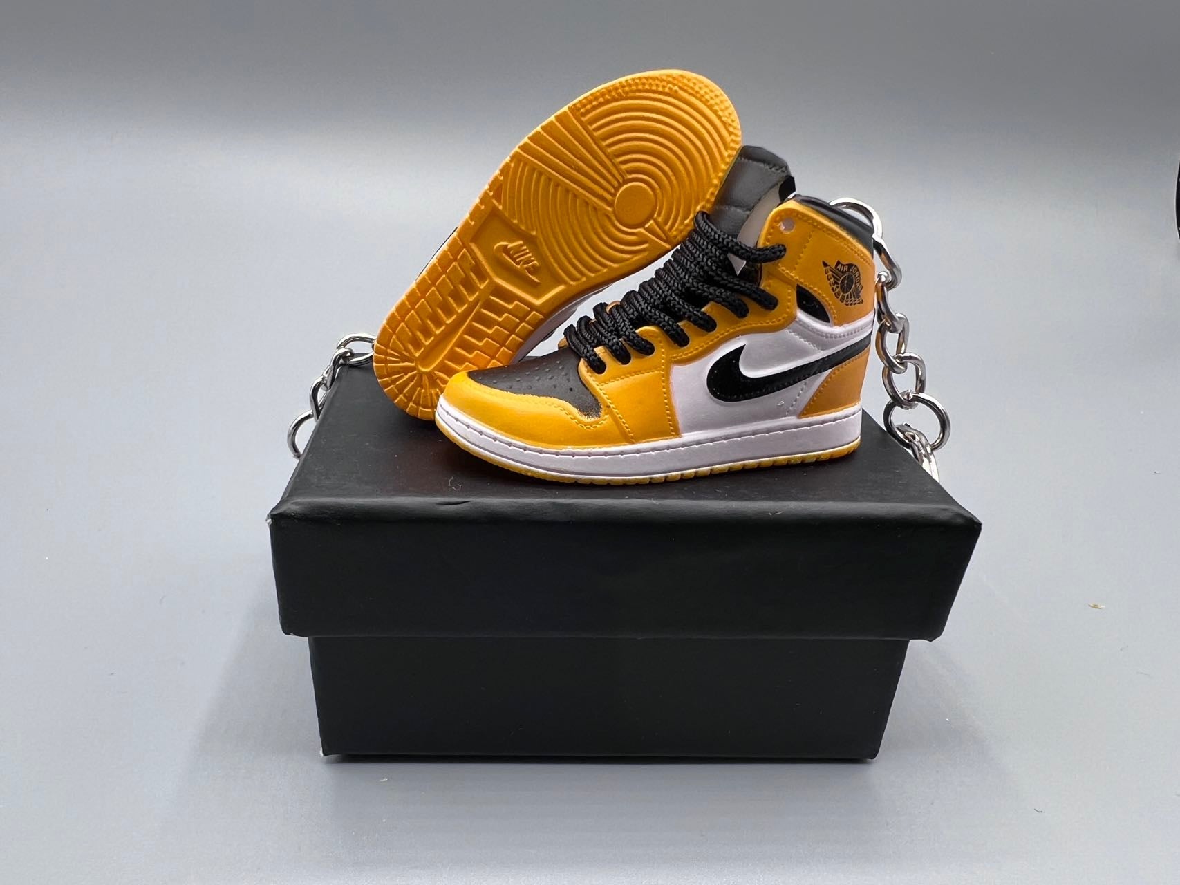 1:6 Scale Mini Sneaker – Doll Wear or Keychain - "Yellow Toe"