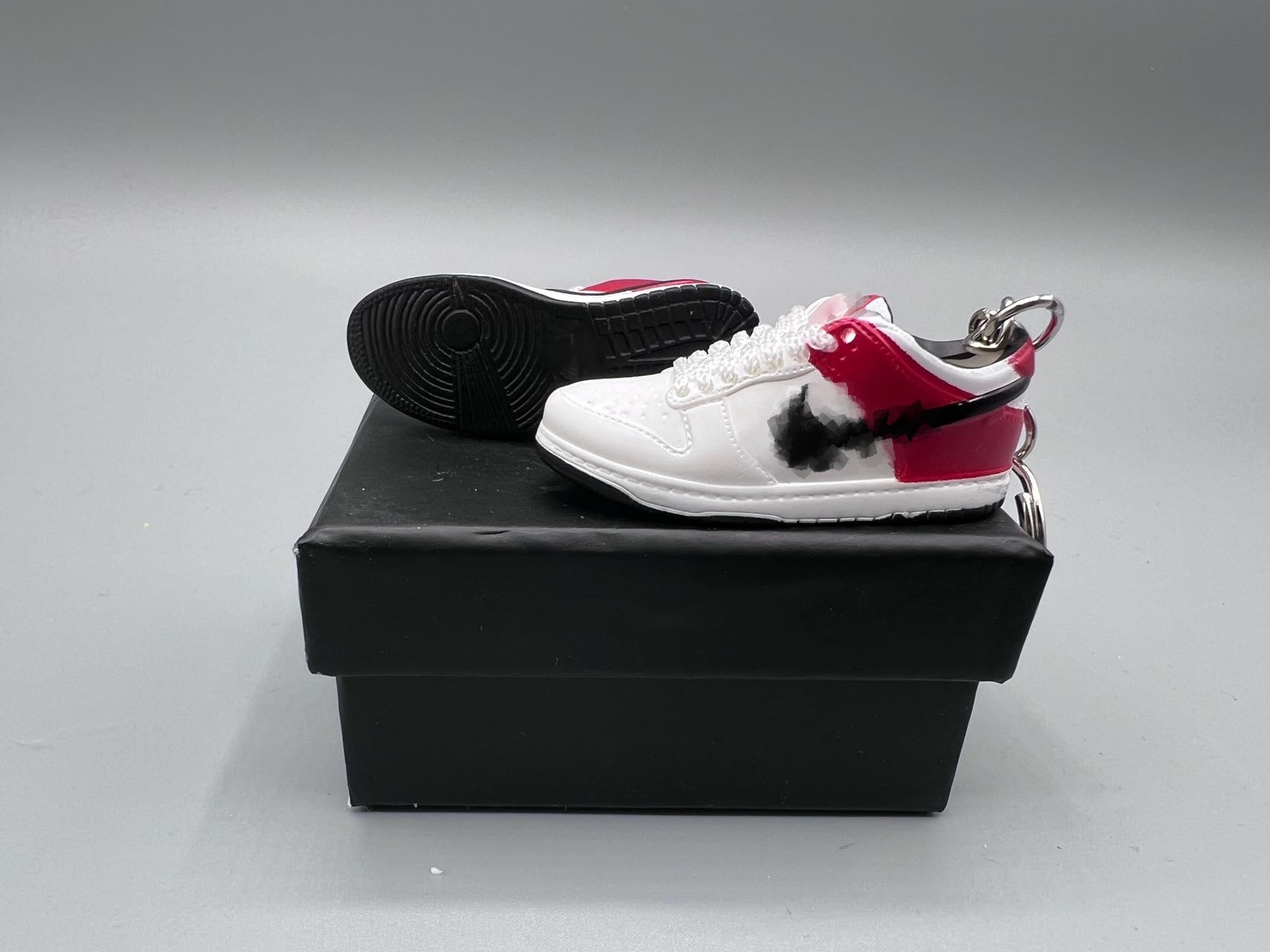 1:6 Scale Mini Sneaker – "Red/White Chicago"