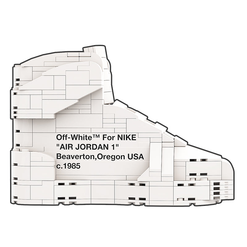 "Off-White Europe" Inspired Air Jordan 1 Bricks / Building Blocks Set