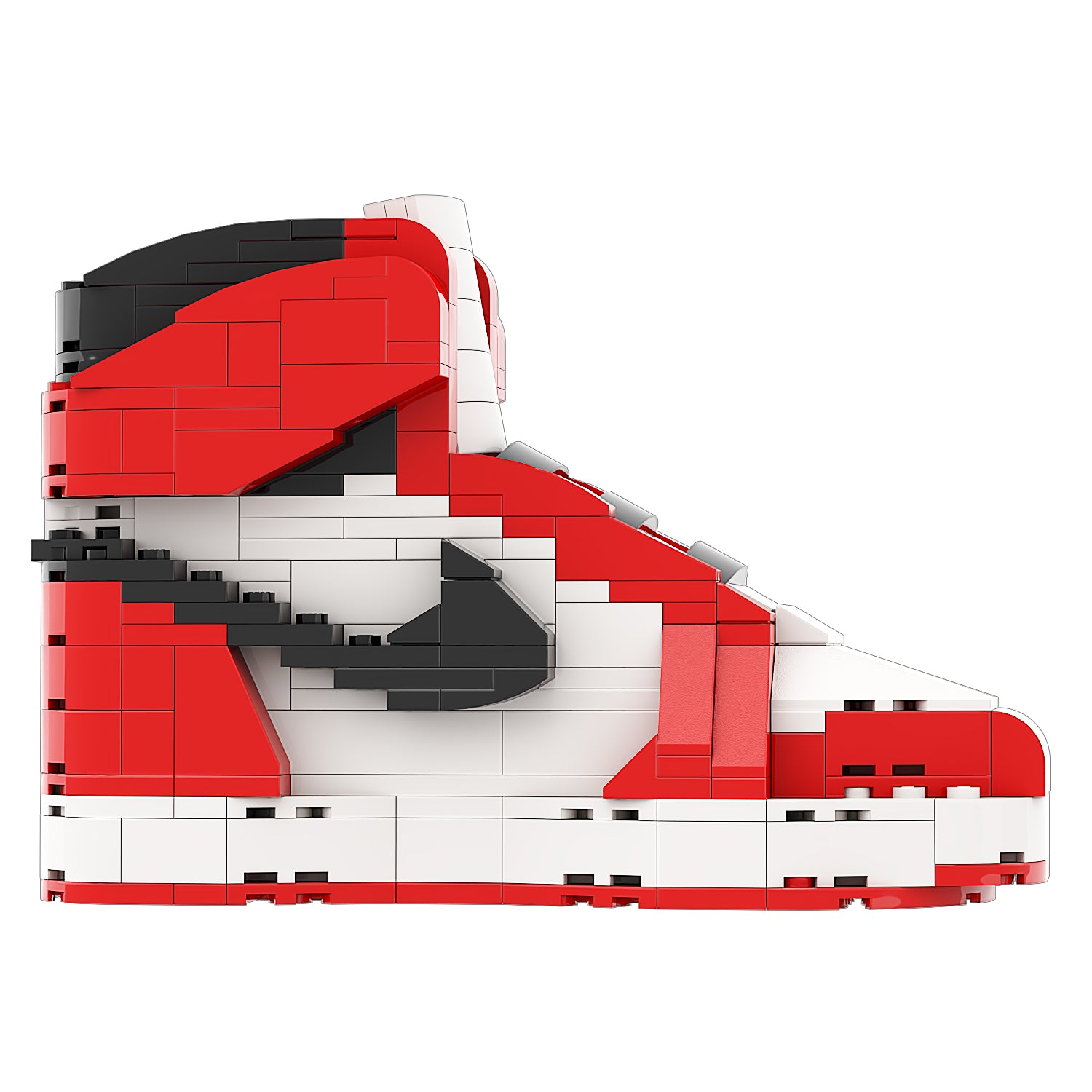 "Chicago" Inspired Air Jordan 1 Bricks / Building Blocks Set