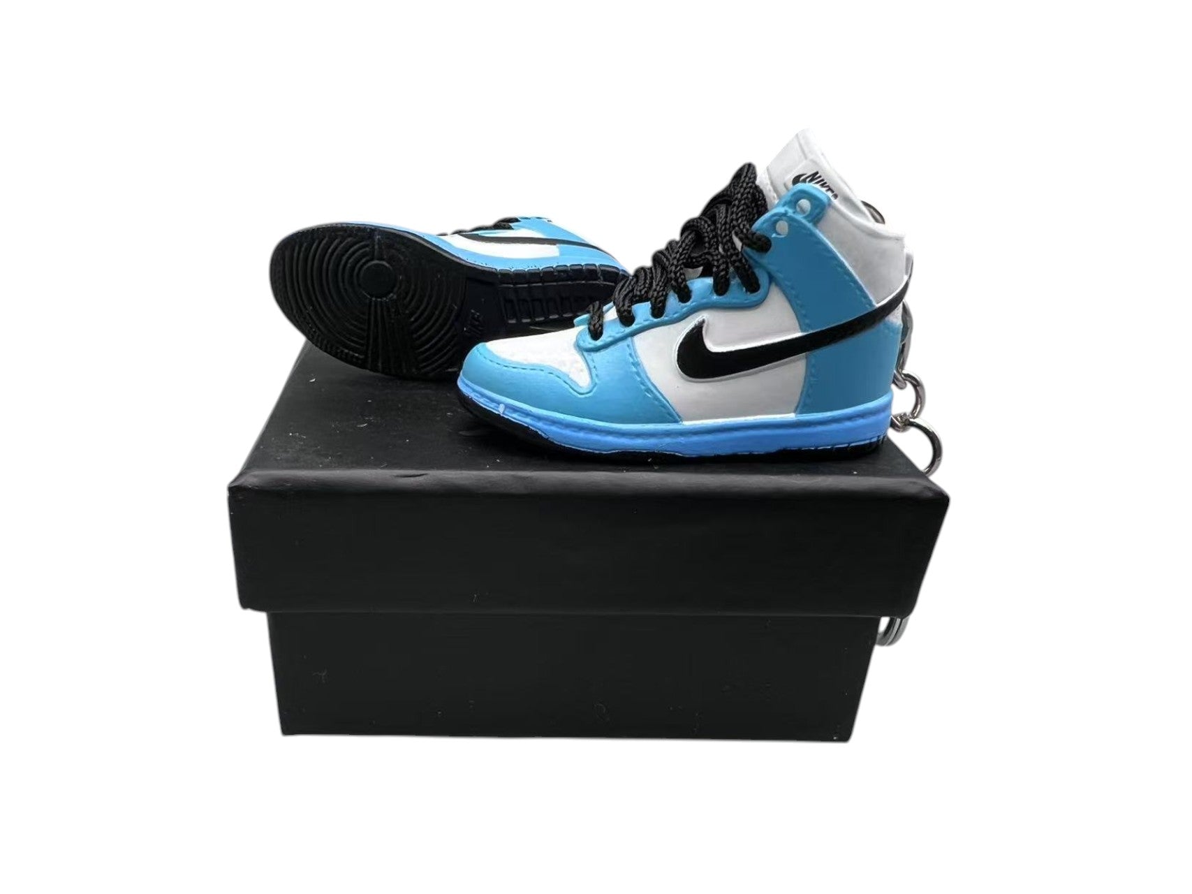 【South Coast/UNC Blue】SB Dunk High Sneaker Keychain image 0