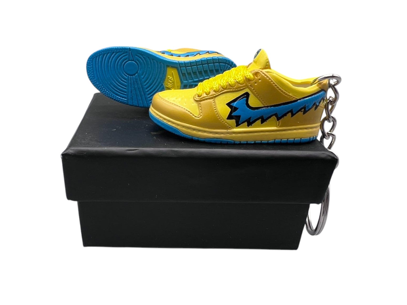 【Grateful Dead Bears Opti Yellow】SB Dunk Shoe Keychain image 0