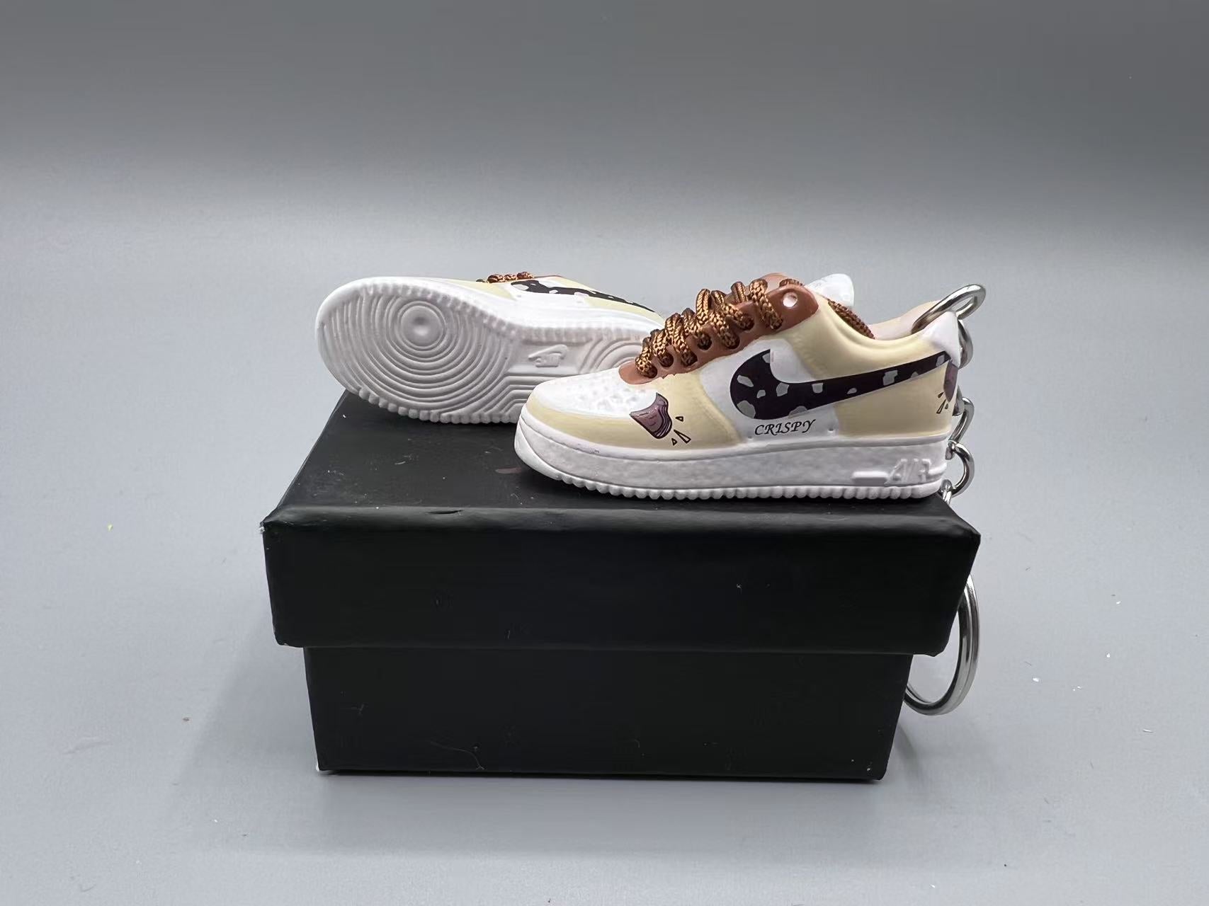 1:6 Scale Mini Sneaker – Doll Wear or Keychain - "Cookie"