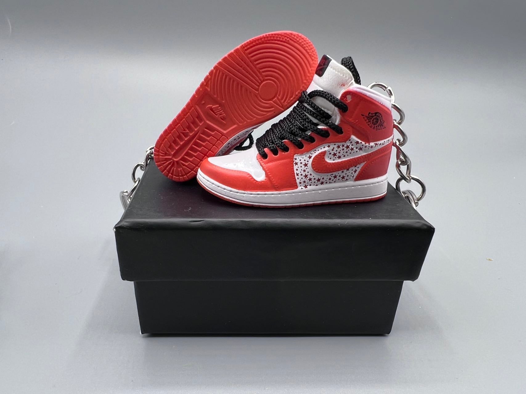 1:6 Scale Mini Sneaker – Doll Wear or Keychain - "Star Orange"