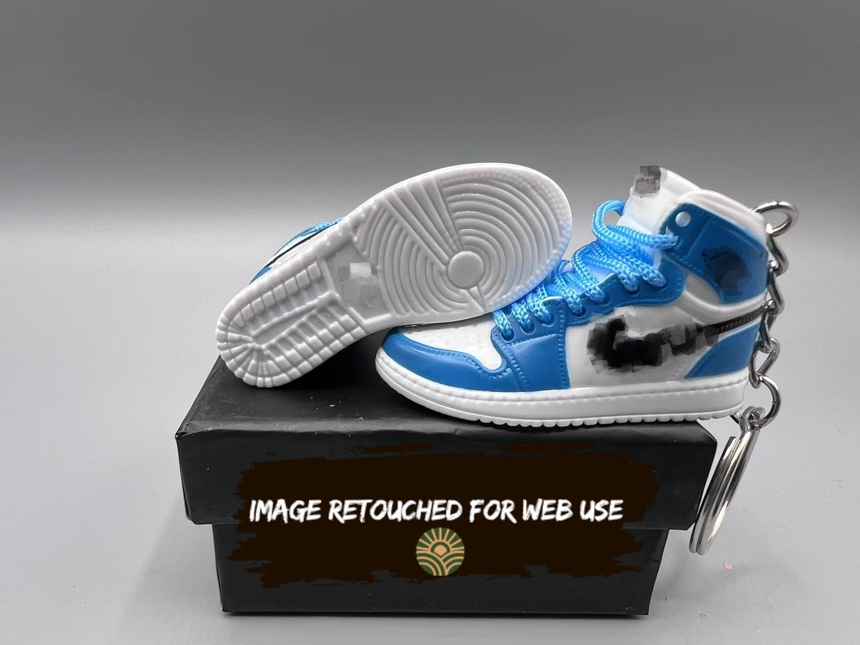 1:6 Scale Mini Sneaker – "University Blue/Blue Lace"