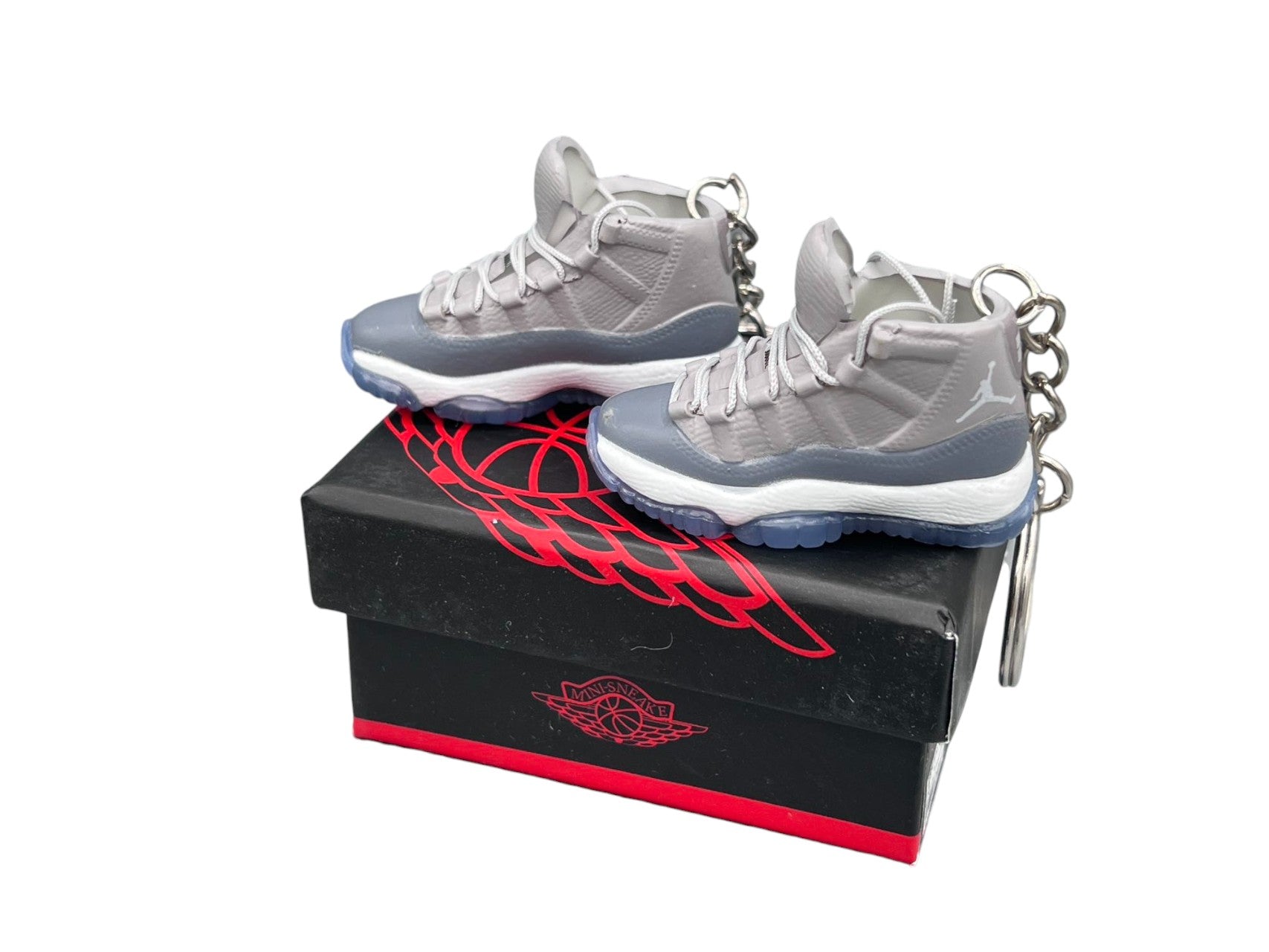 【Cool Grey】Air Jordan 11 Shoe Keychain image 1