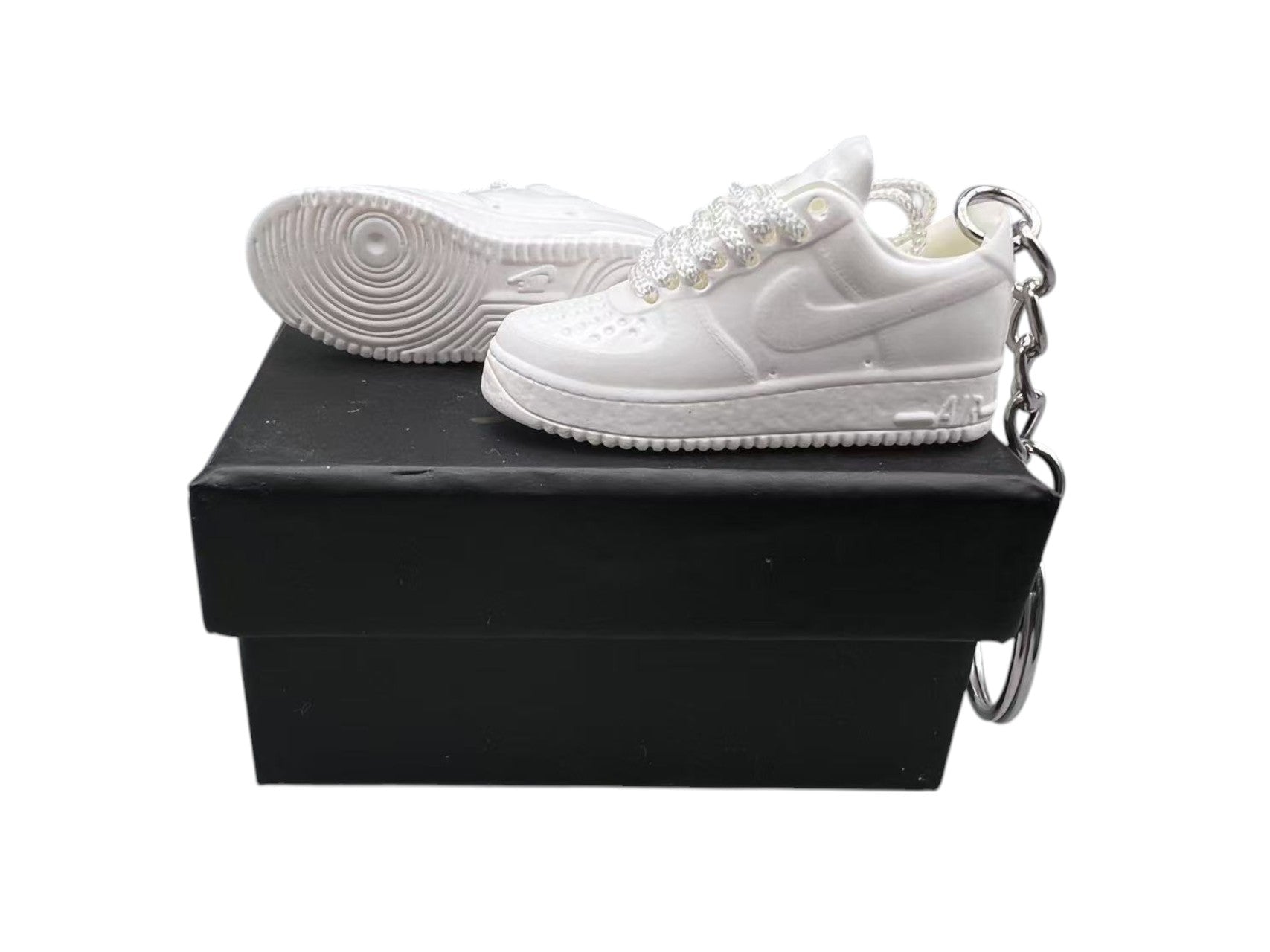 【'07 Classic White 】Air Force 1 Shoe Keychain image 0