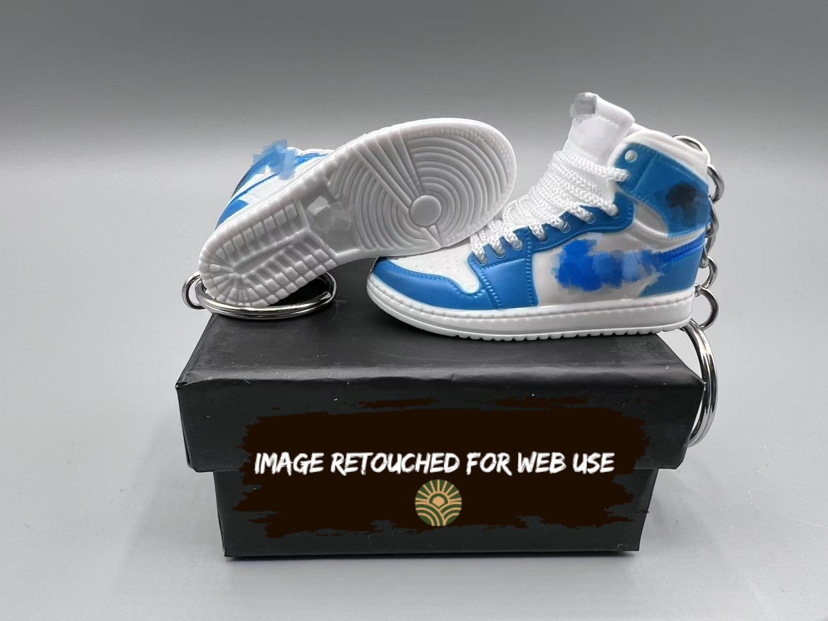 1:6 Scale Mini Sneaker – "University Blue Colorway"