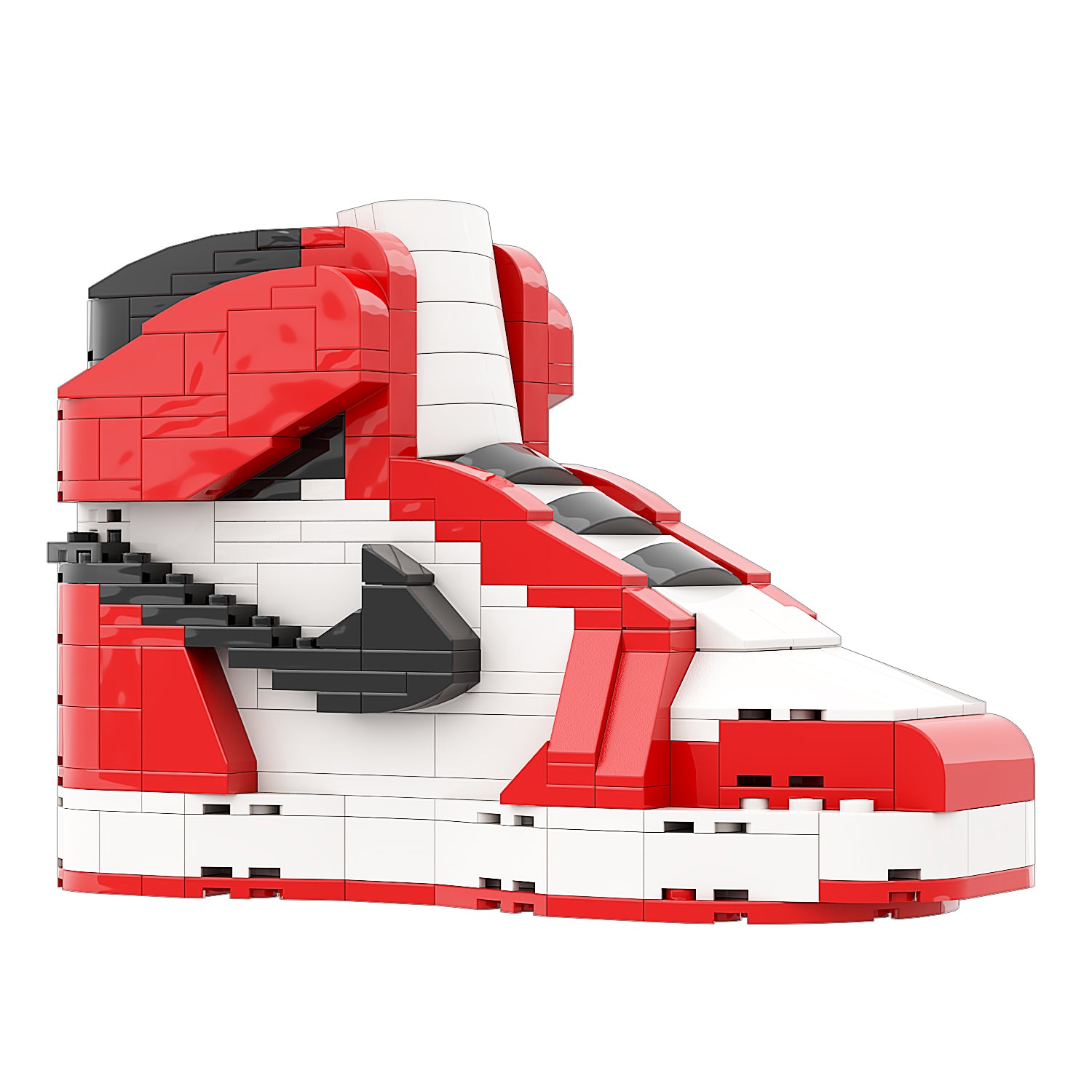 "Chicago" Inspired Air Jordan 1 Bricks / Building Blocks Set