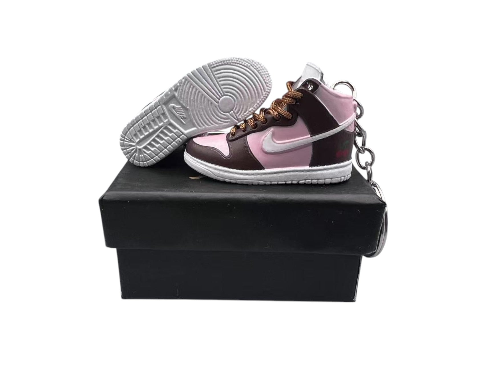 【Stussy Cherry】SB Dunk High Sneaker Keychain image 0