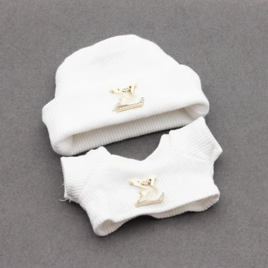 White Beanie-Popmart  Labubu Clothes image 0
