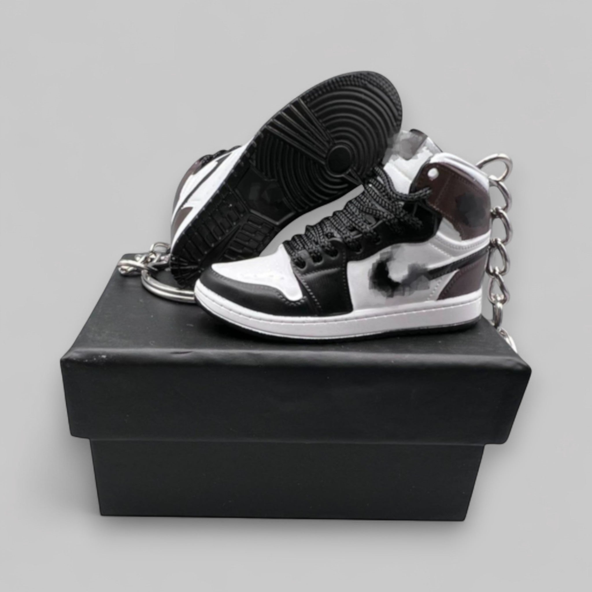 1:6 Scale Mini Sneaker – Doll Wear or Keychain - "Dark Mocha"