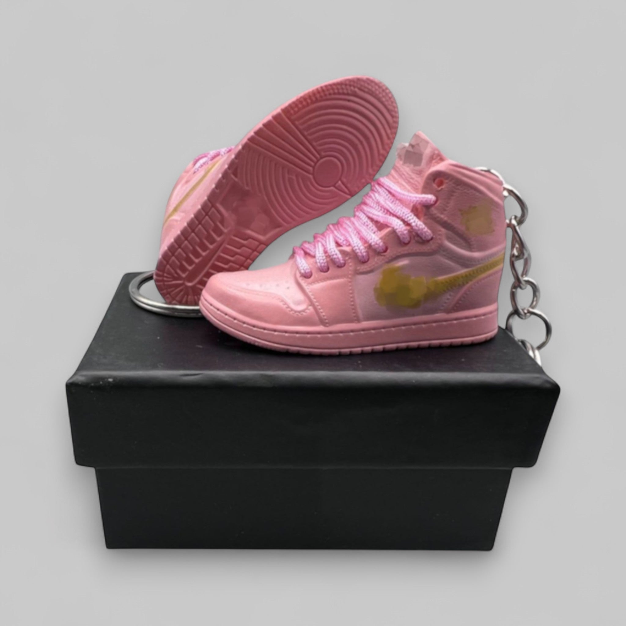 1:6 Scale Mini Sneaker – Doll Wear or Keychain - "Coral Gold"