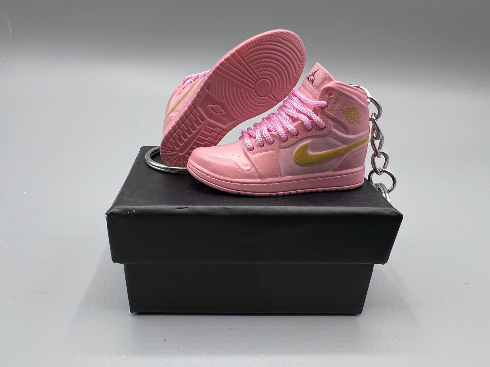 1:6 Scale Mini Sneaker – Doll Wear or Keychain - "Coral Gold"