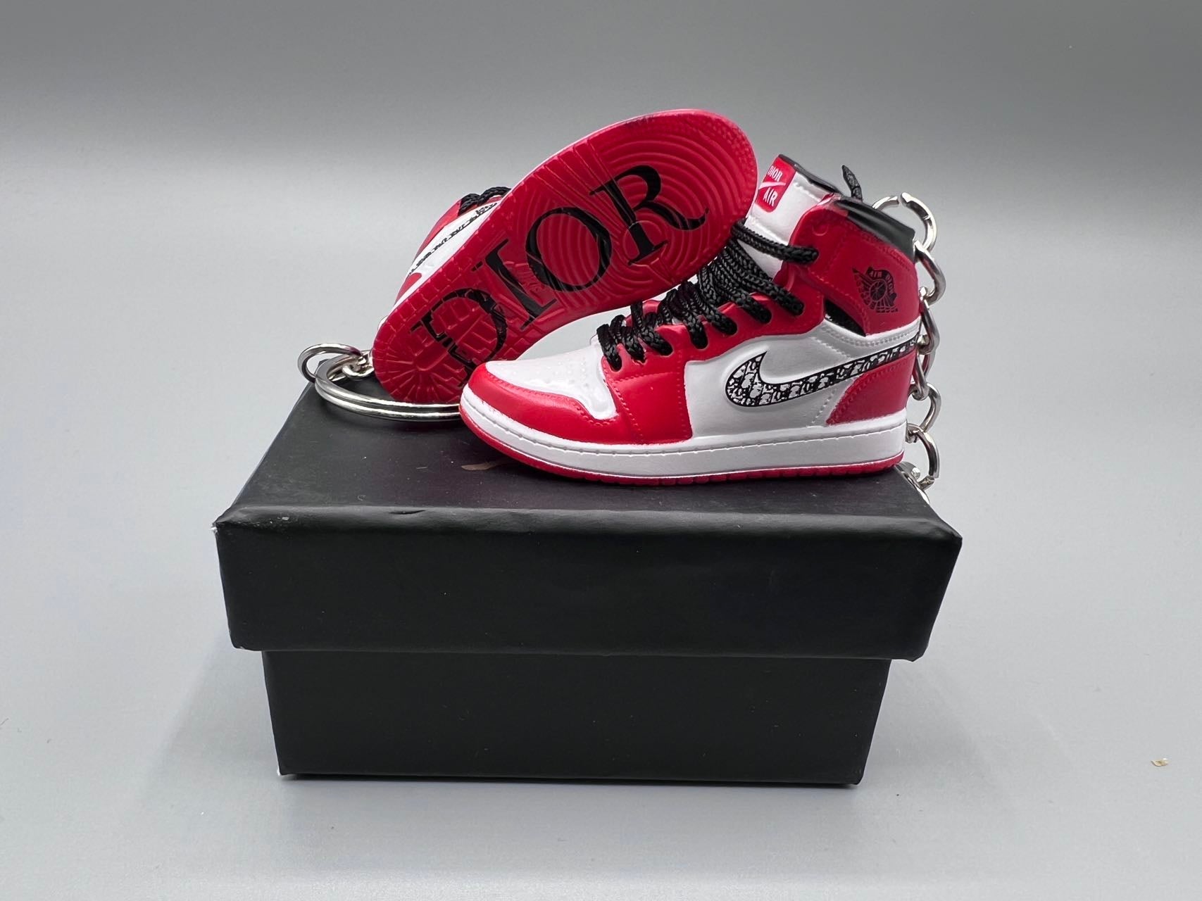 1:6 Scale Mini Sneaker – Doll Wear or Keychain - "Designer Chicago"