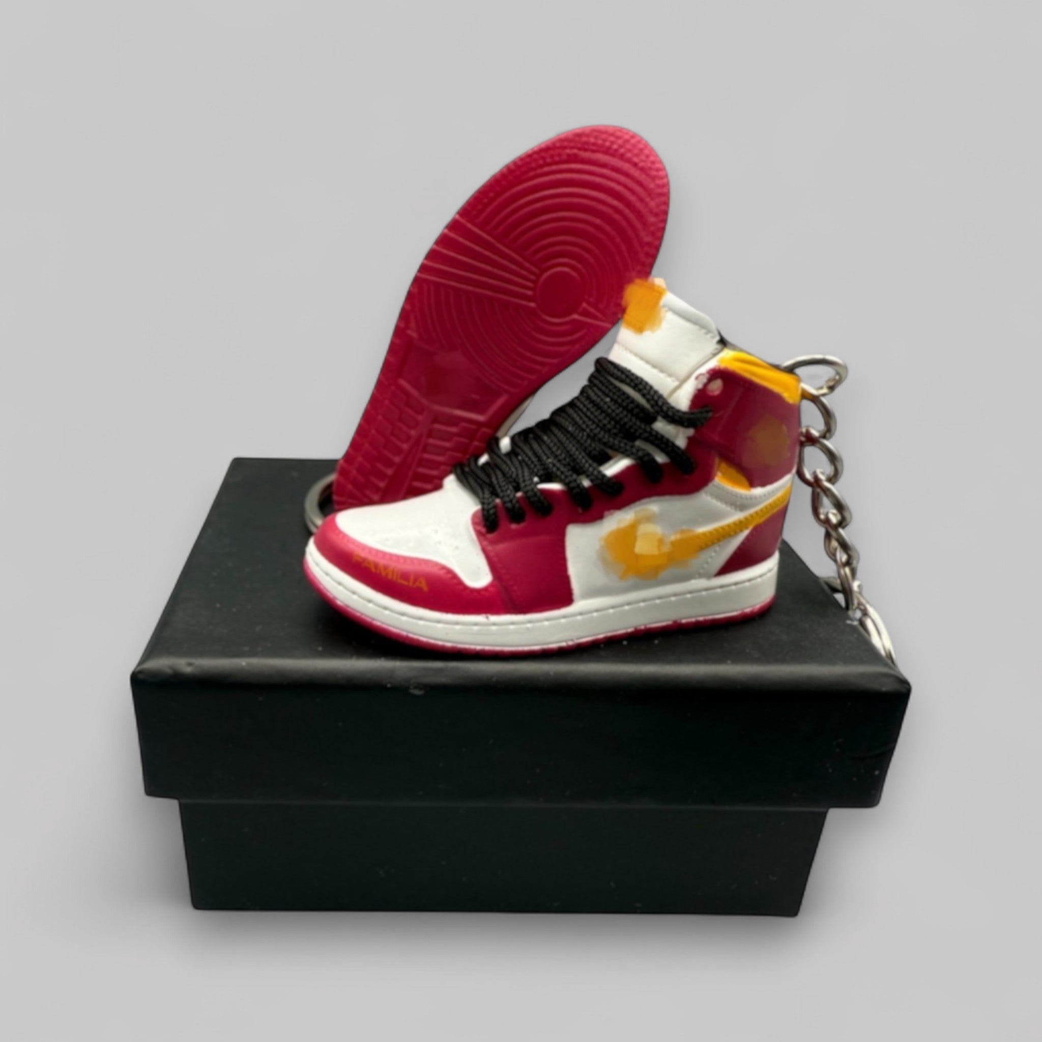 1:6 Scale Mini Sneaker – Doll Wear or Keychain - "Dia de los Muertos"