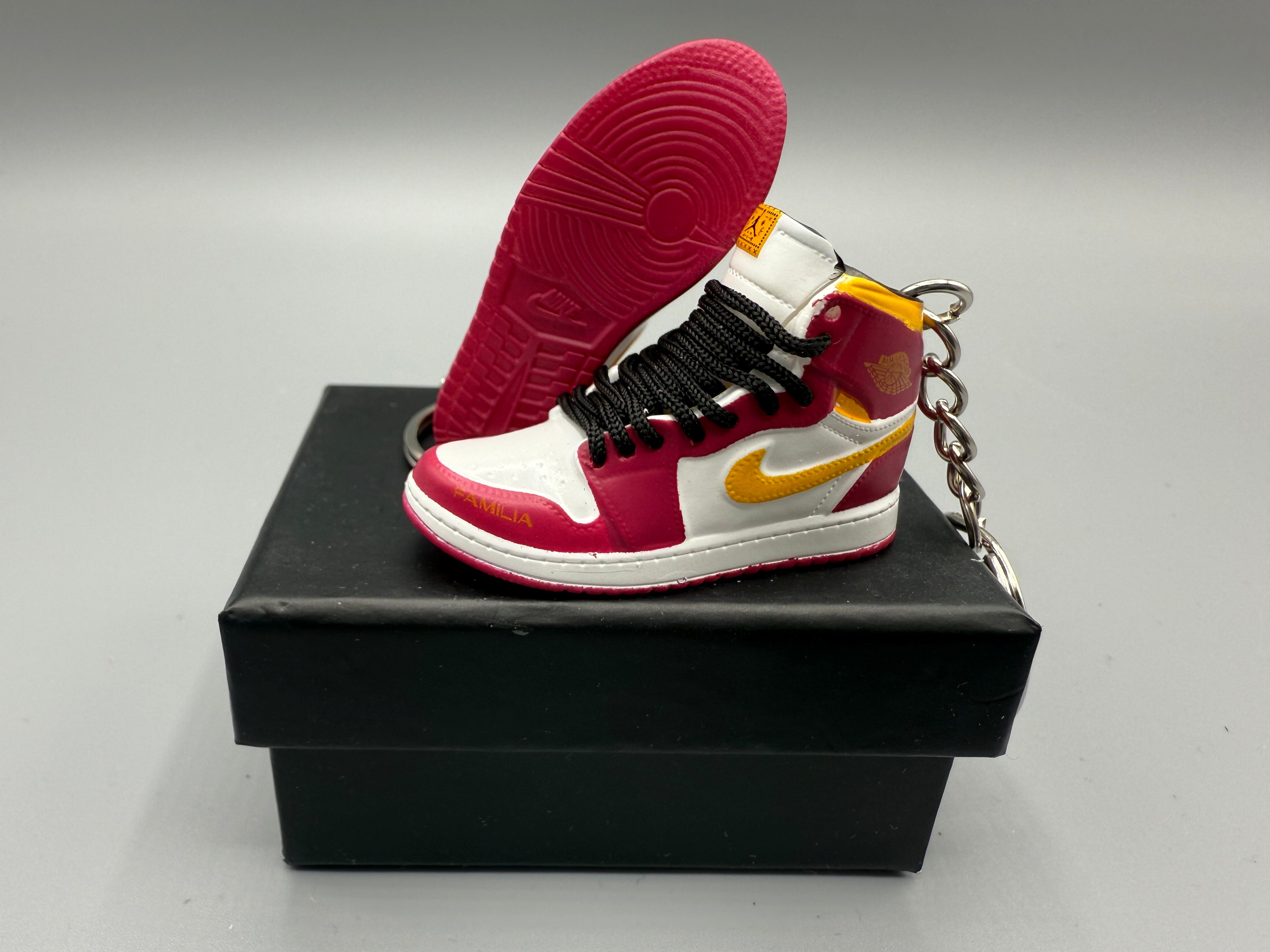 1:6 Scale Mini Sneaker – Doll Wear or Keychain - "Dia de los Muertos"