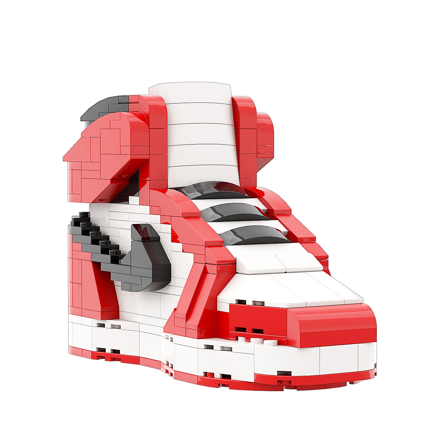 "Chicago" Inspired Air Jordan 1 Bricks / Building Blocks Set