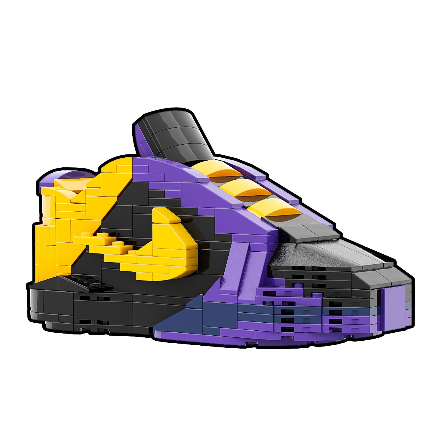 "LAKERS" Inspired Kobe 5 Bricks / Building Blocks Set