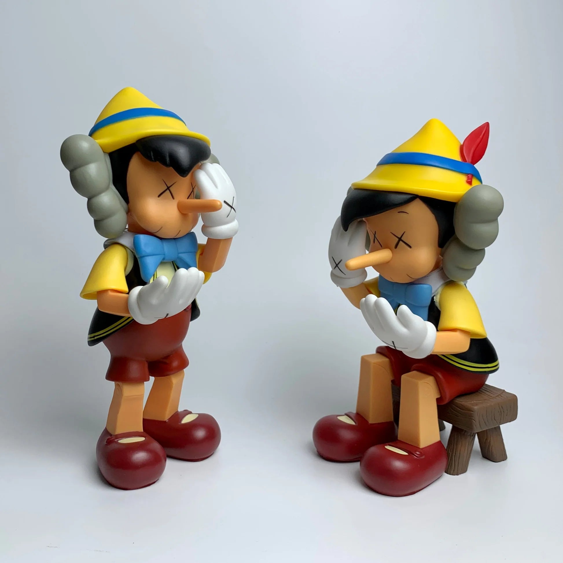 For Kaws【Pinocchio & Jiminy Cricket】Vinyl Figure image 2
