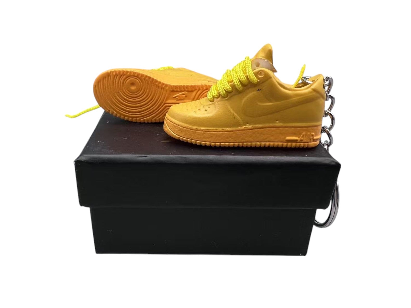 【Supreme Flax Wheat】Air Force 1 Shoe Keychain image 0
