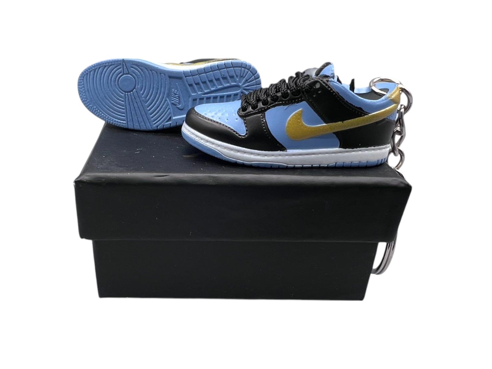 【Blue/Glod】SB Dunk Shoe Keychain image 0
