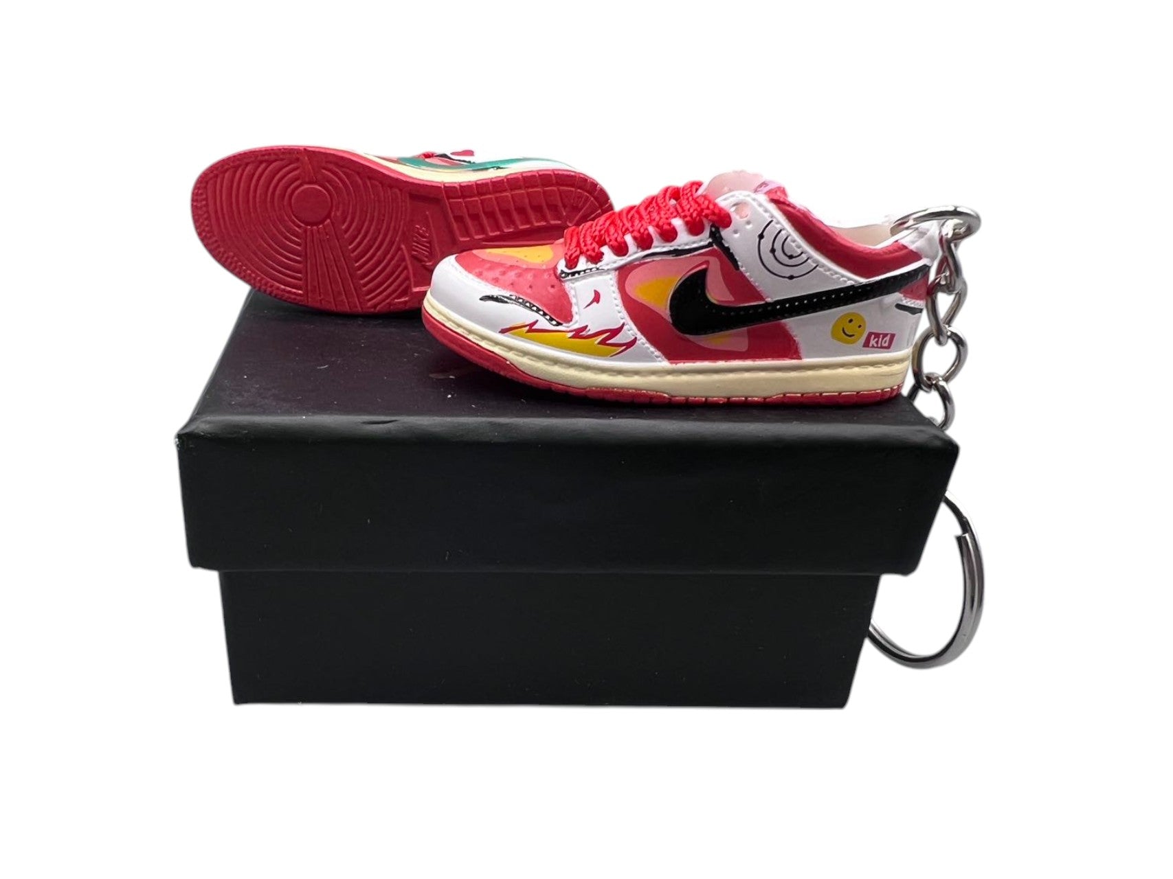 【Red Graffiti】SB Dunk Shoe Keychain image 0