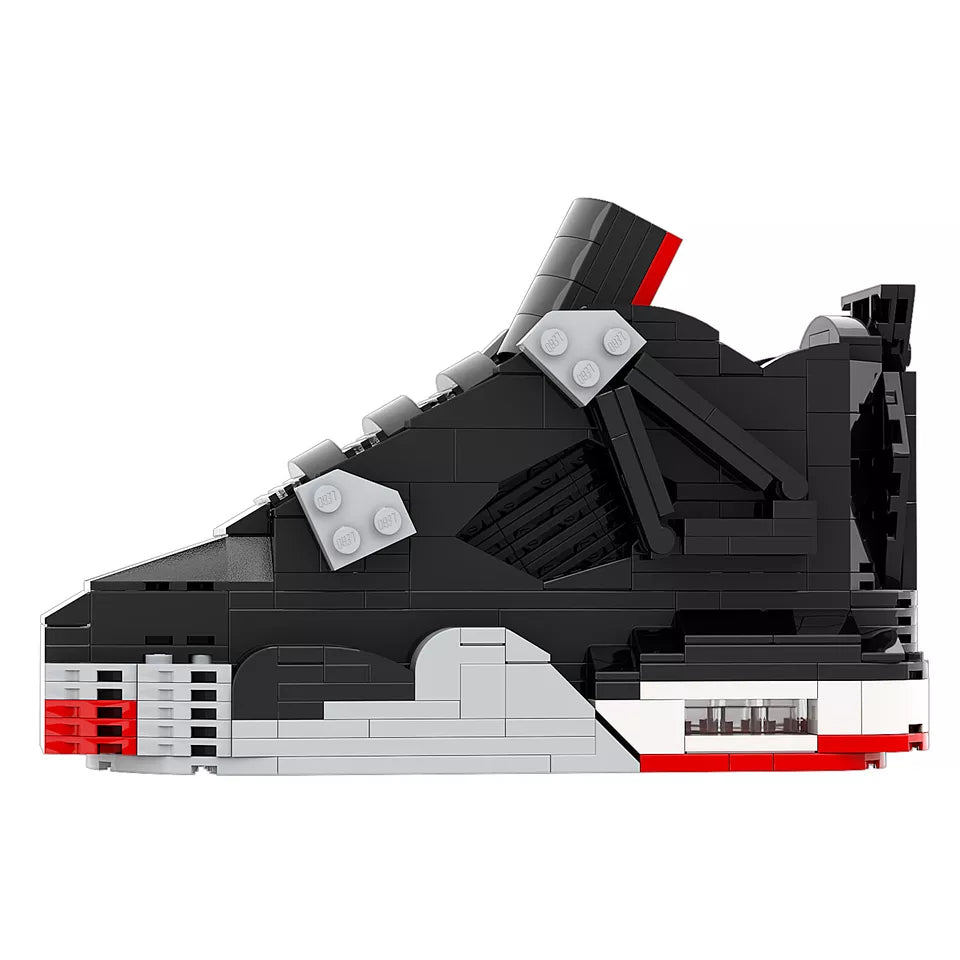 【Bred】Air Jordan 4 Bricks/Building Blocks/None Lego But Compatible image 0
