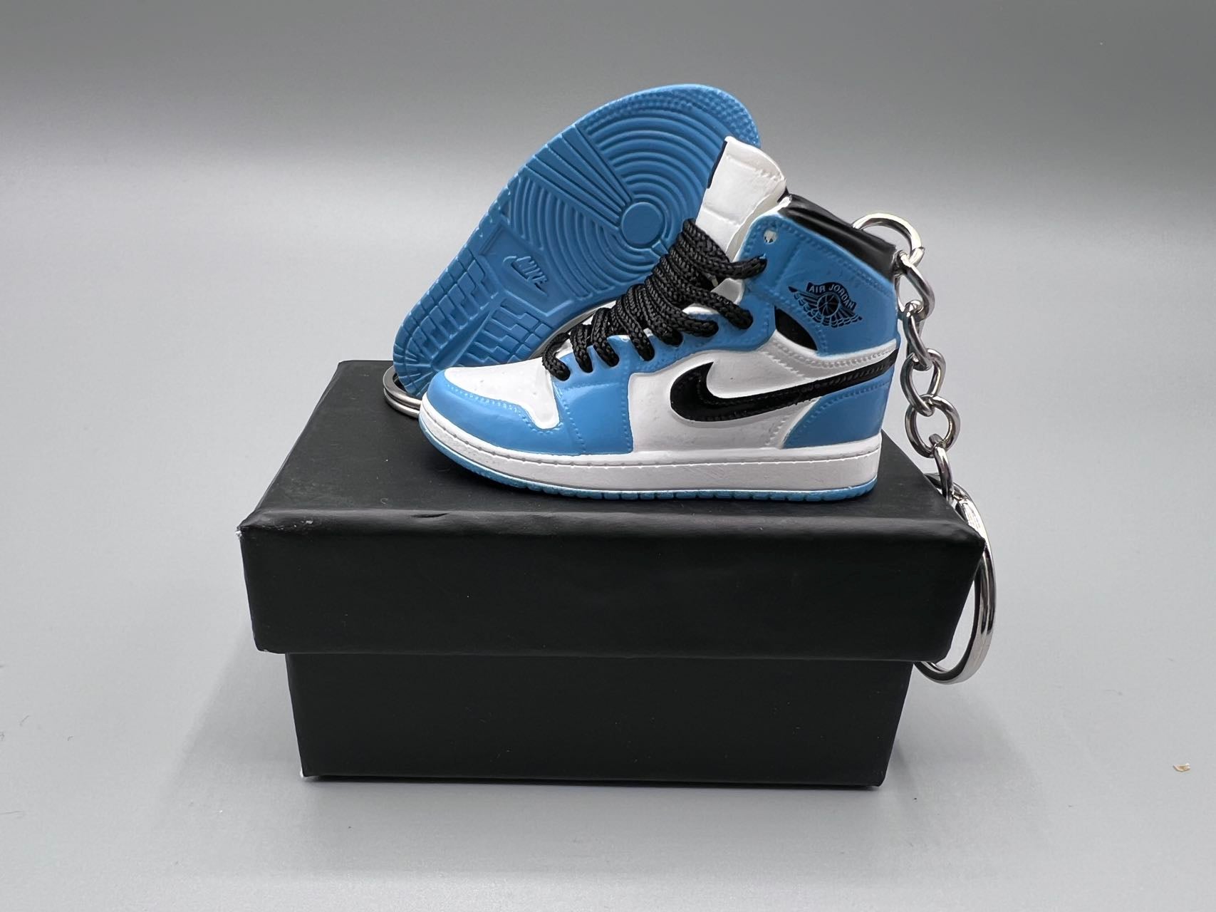 1:6 Scale Mini Sneaker – Doll Wear or Keychain - "University Blue"