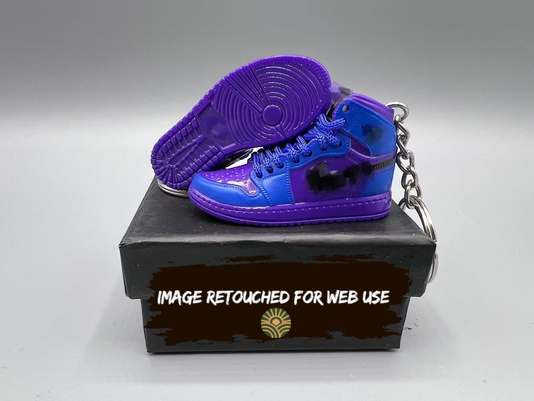 1:6 Scale Mini Sneaker – "Blue/Purple"