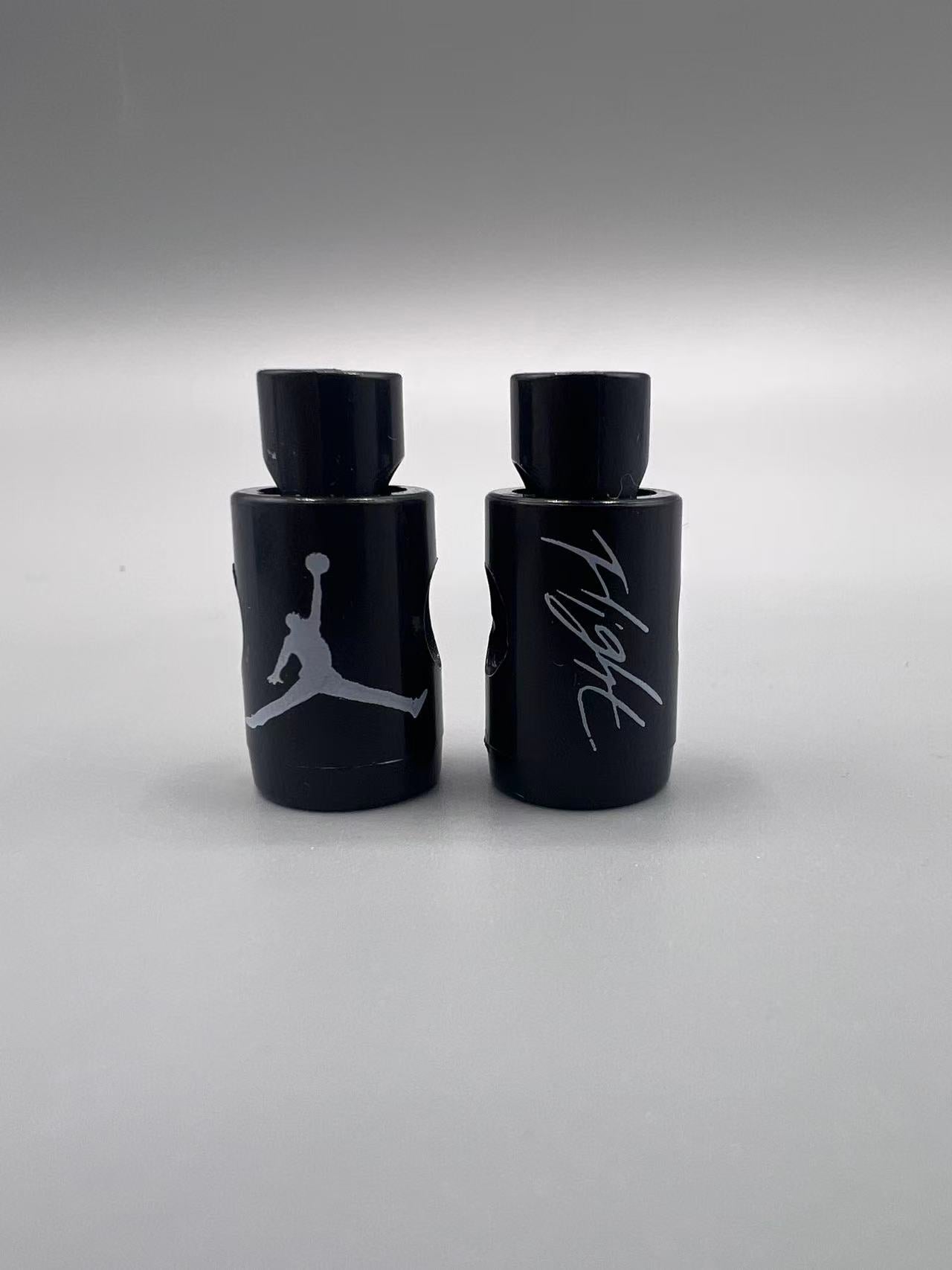Nike Air Jordan VI Lace Locks Black Base-Flight-Jumpman image 1