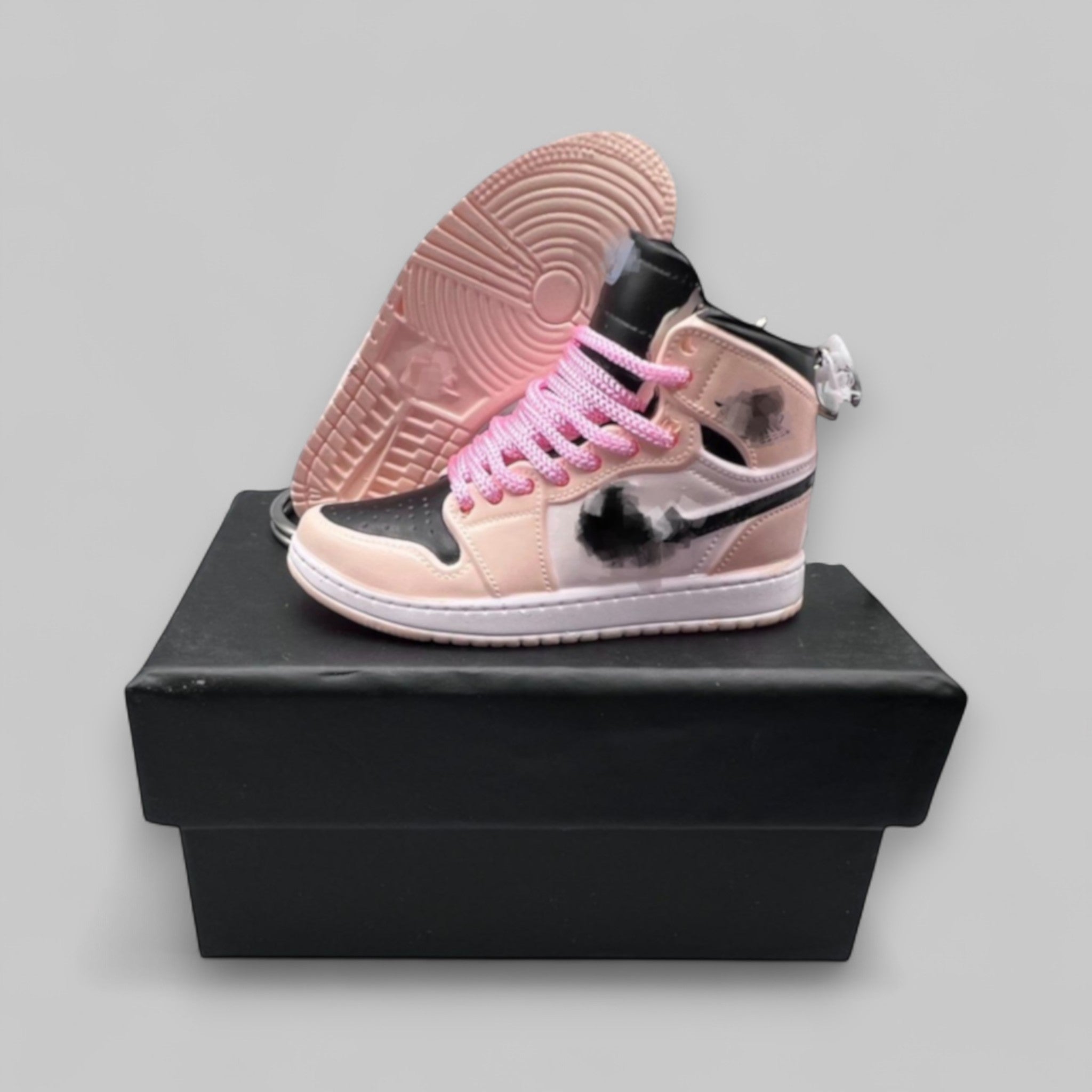 1:6 Scale Mini Sneaker – Doll Wear or Keychain - "Barely Orange"