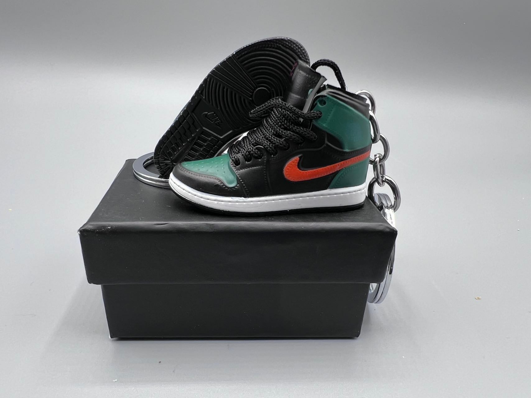 1:6 Scale Mini Sneaker – Doll Wear or Keychain - "Art Basel"